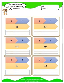 öbüşzç Grubu Çalışma Sayfaları